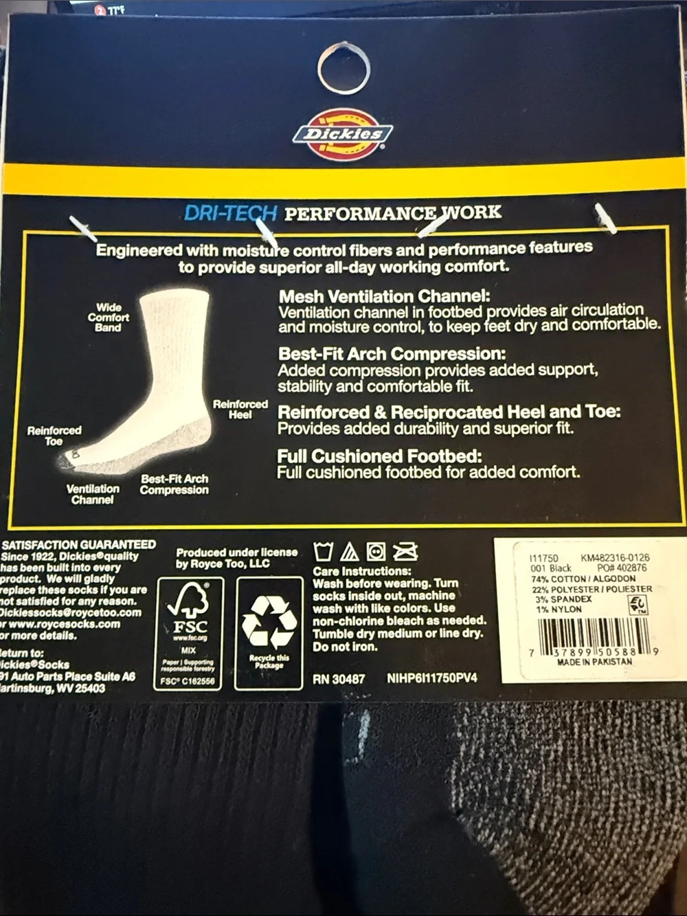 Dickies soft breathable